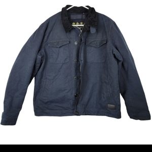 Barbour utility corduroy collar and quilted interior jacket L (fits like M)